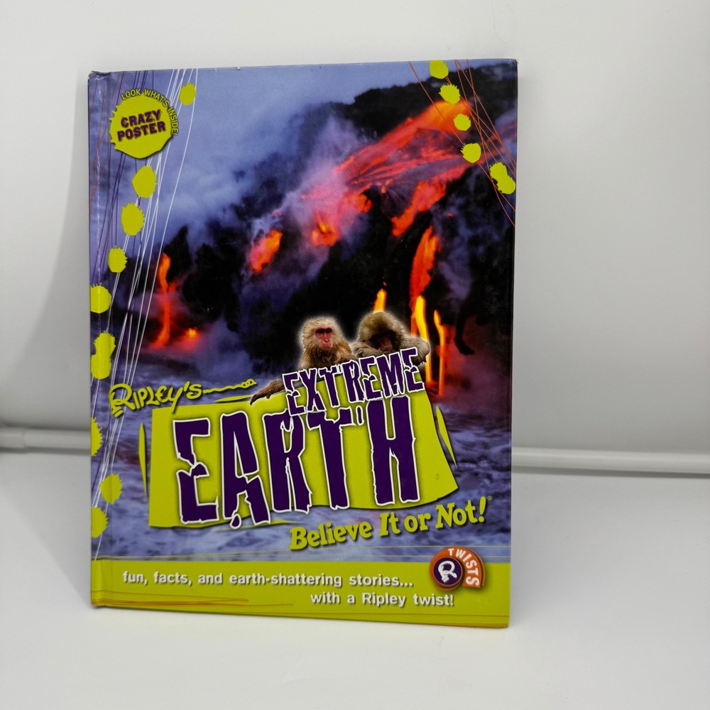 Ripley's Believe It or Not Extreme Earth Twists Educational Fact Book Poster